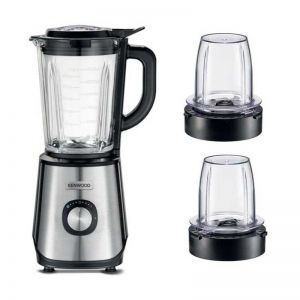 BLENDER KENWOOD + 2 MINI HACHOIRE 1000W INOX 